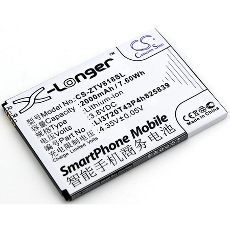 Bsc Preferred Orange Reyo Mobile Phone Replacement Battery CS-ZTV818SL.1